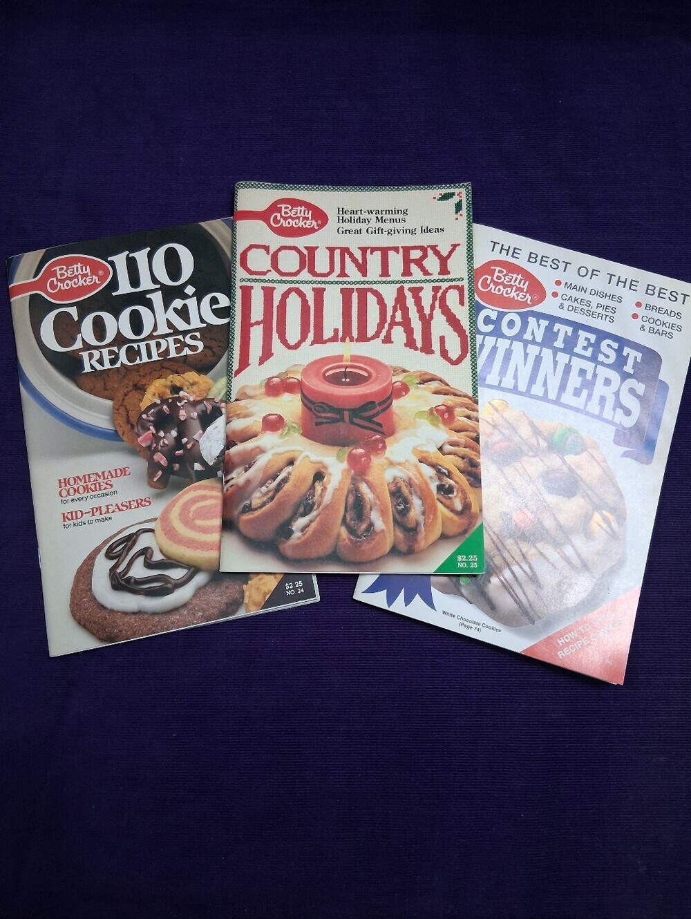 Vintage Lot Betty Crocker Baking Cookbook Booklets Recipes And Instructions